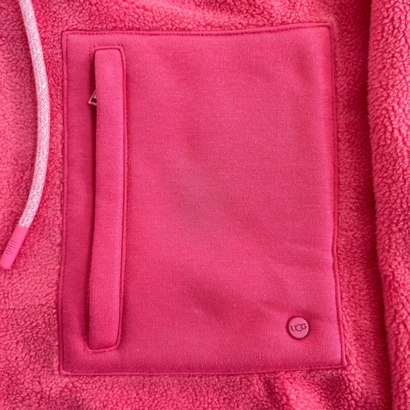UGG MYLEY SHERPA PINK HOODIE XL NEW - Picture 4 of 10